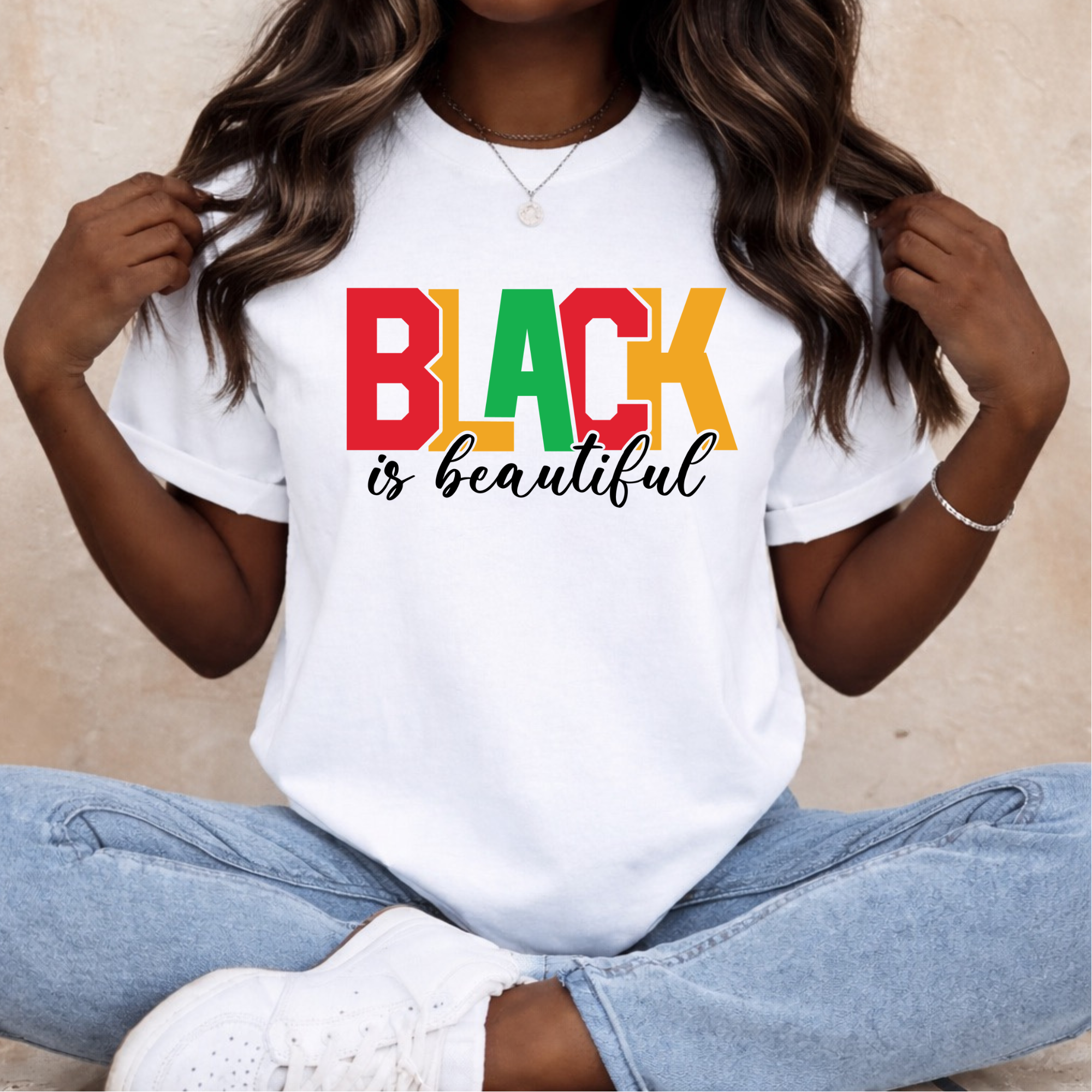 Juneteenth Black is Beautiful Tshirt or Full Color DTF Transfer
