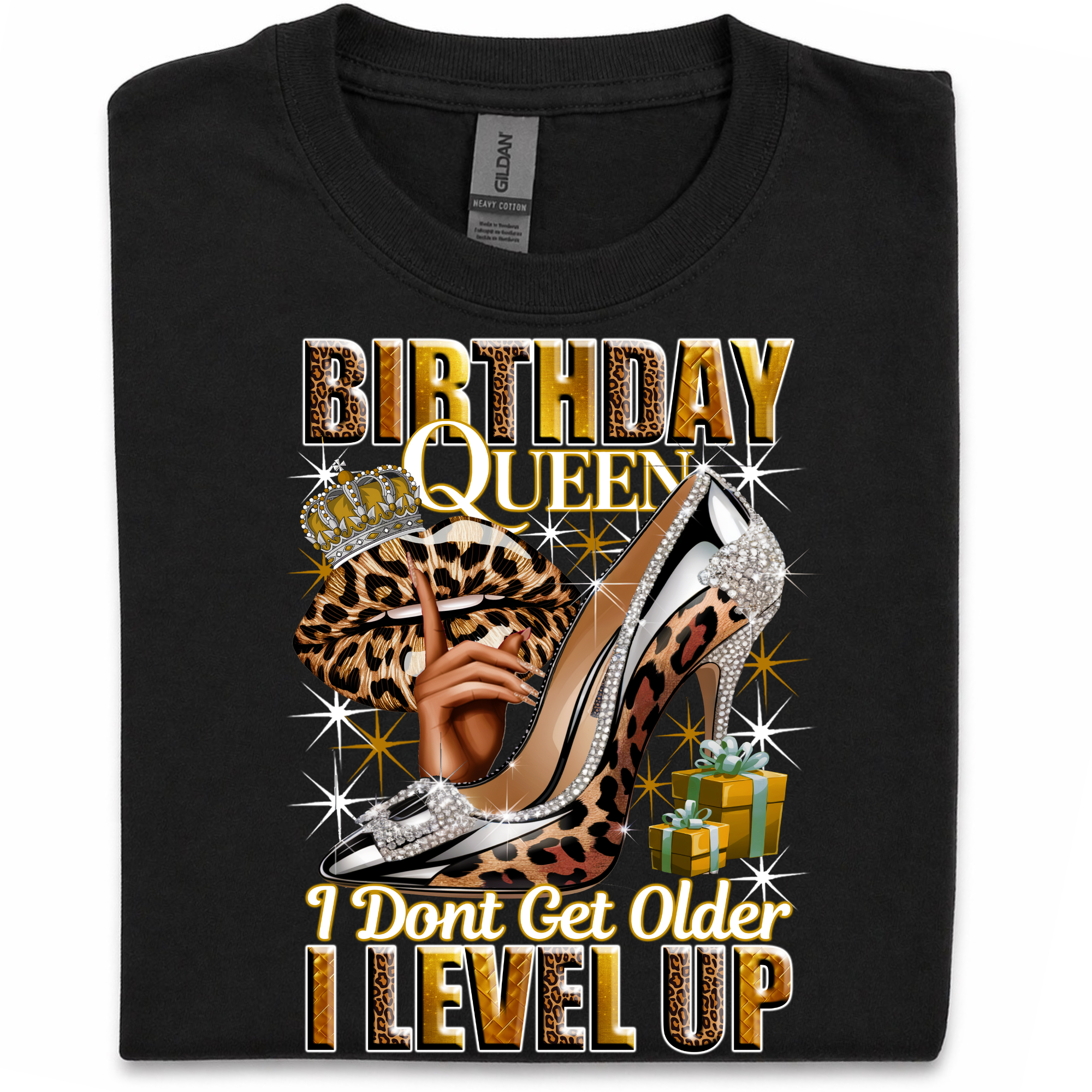 I Level Up Birthday Tshirt or Full Color DTF Transfer