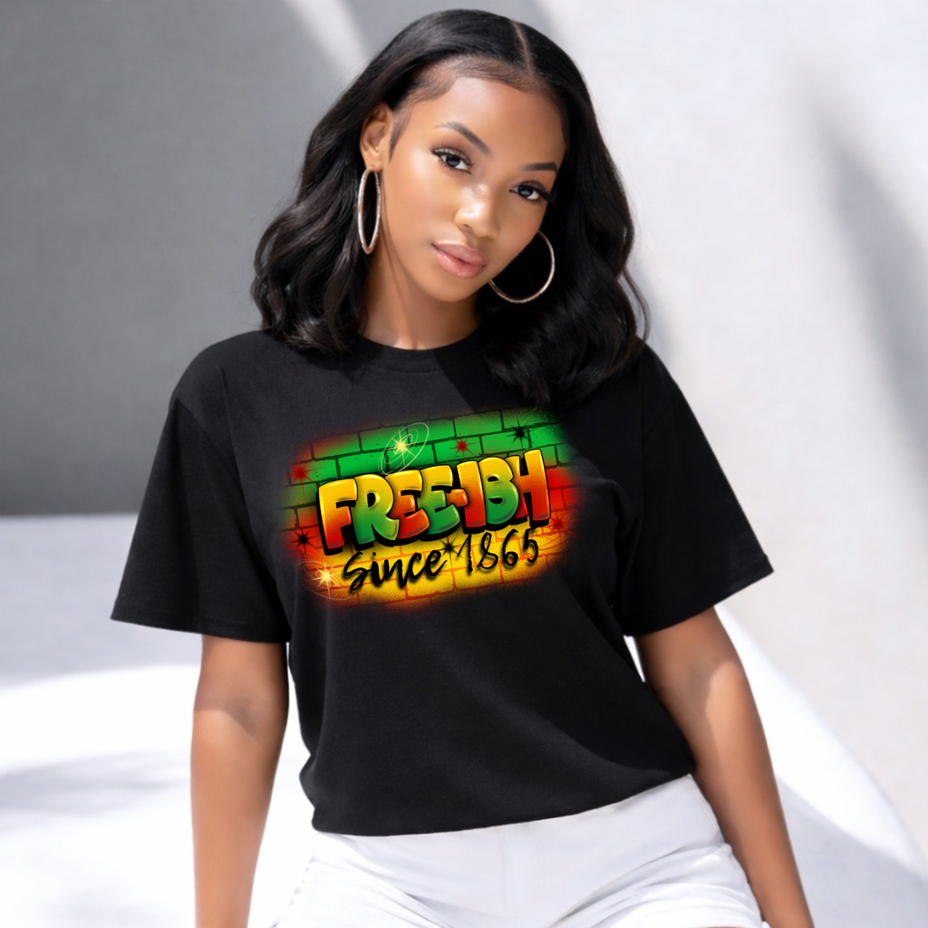 Juneteenth Freeish Tshirt or Full Color DTF Transfer