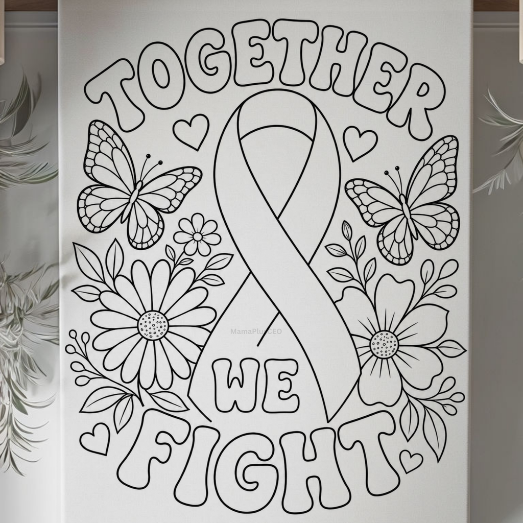 Press & Paint - Breast Cancer - Awareness - We fight together