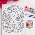 Press & Paint - Breast Cancer - Awareness - We fight together