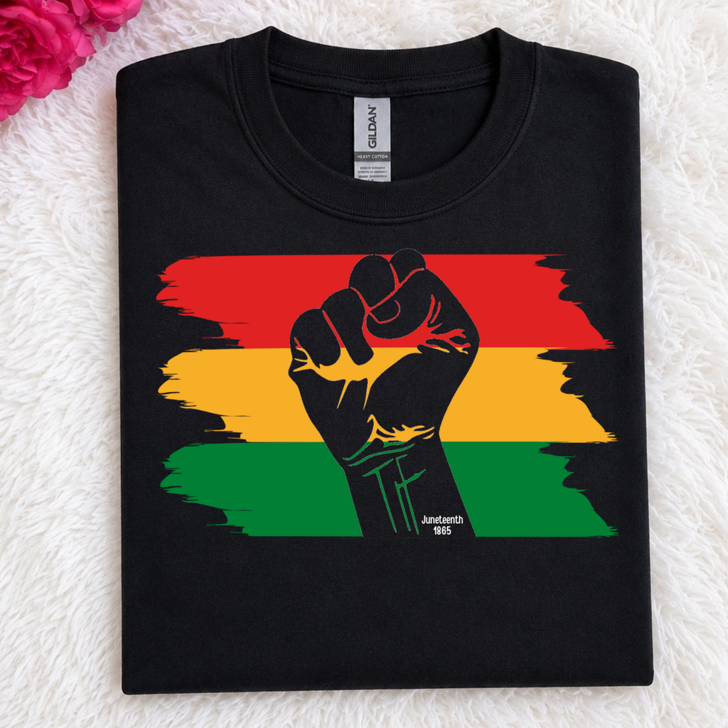 Juneteenth Fist Juneteenth Tshirt or Full Color DTF Transfer