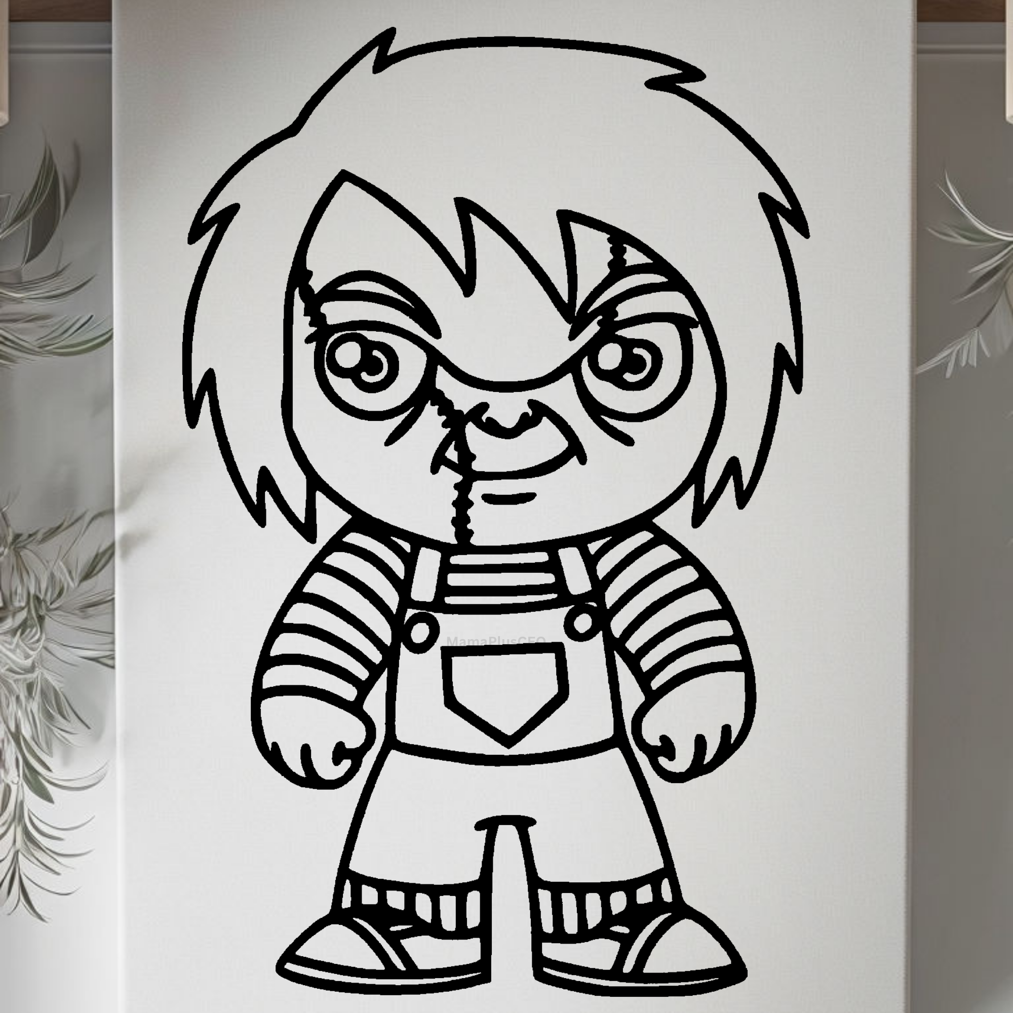 Press & Paint Kit - Chucky Halloween
