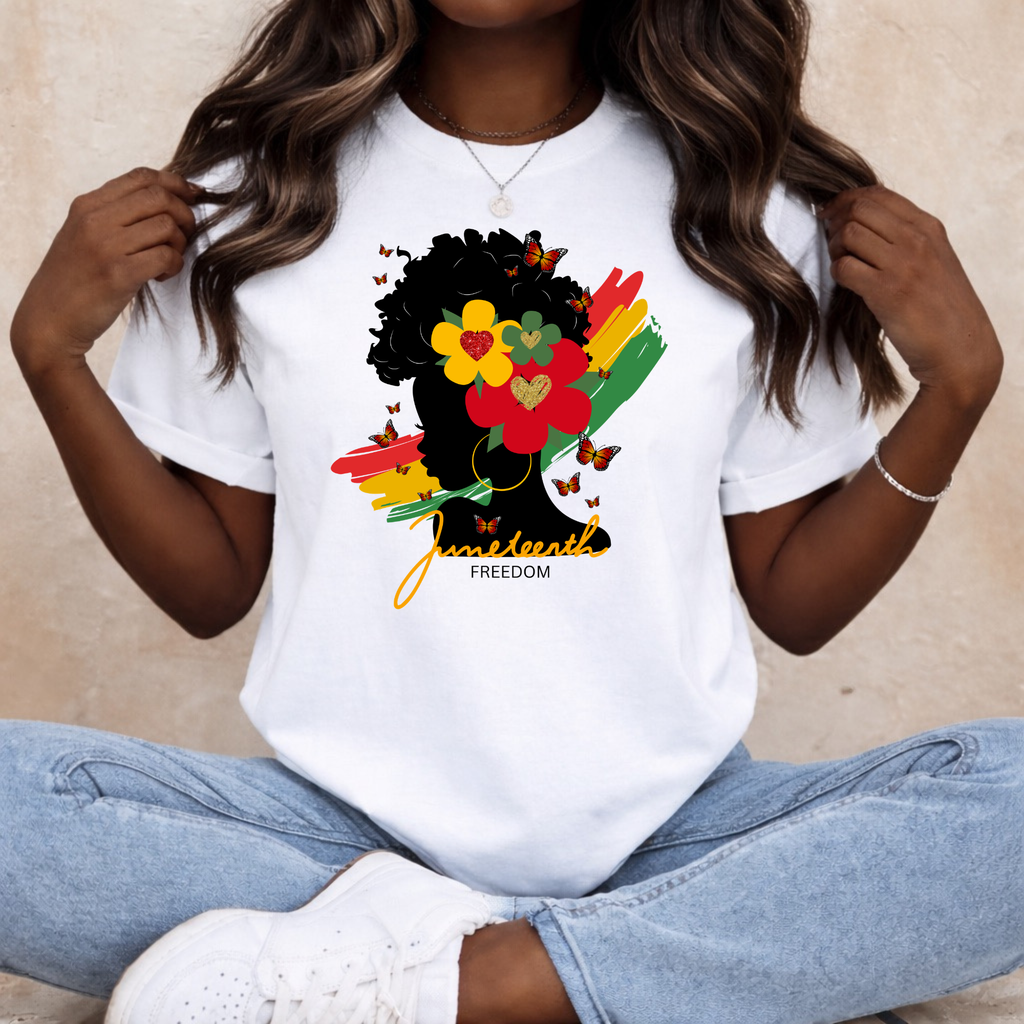 Juneteenth Freedom Juneteenth Tshirt or Full Color DTF Transfer