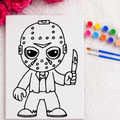 Press & Paint Kit - Jason Halloween