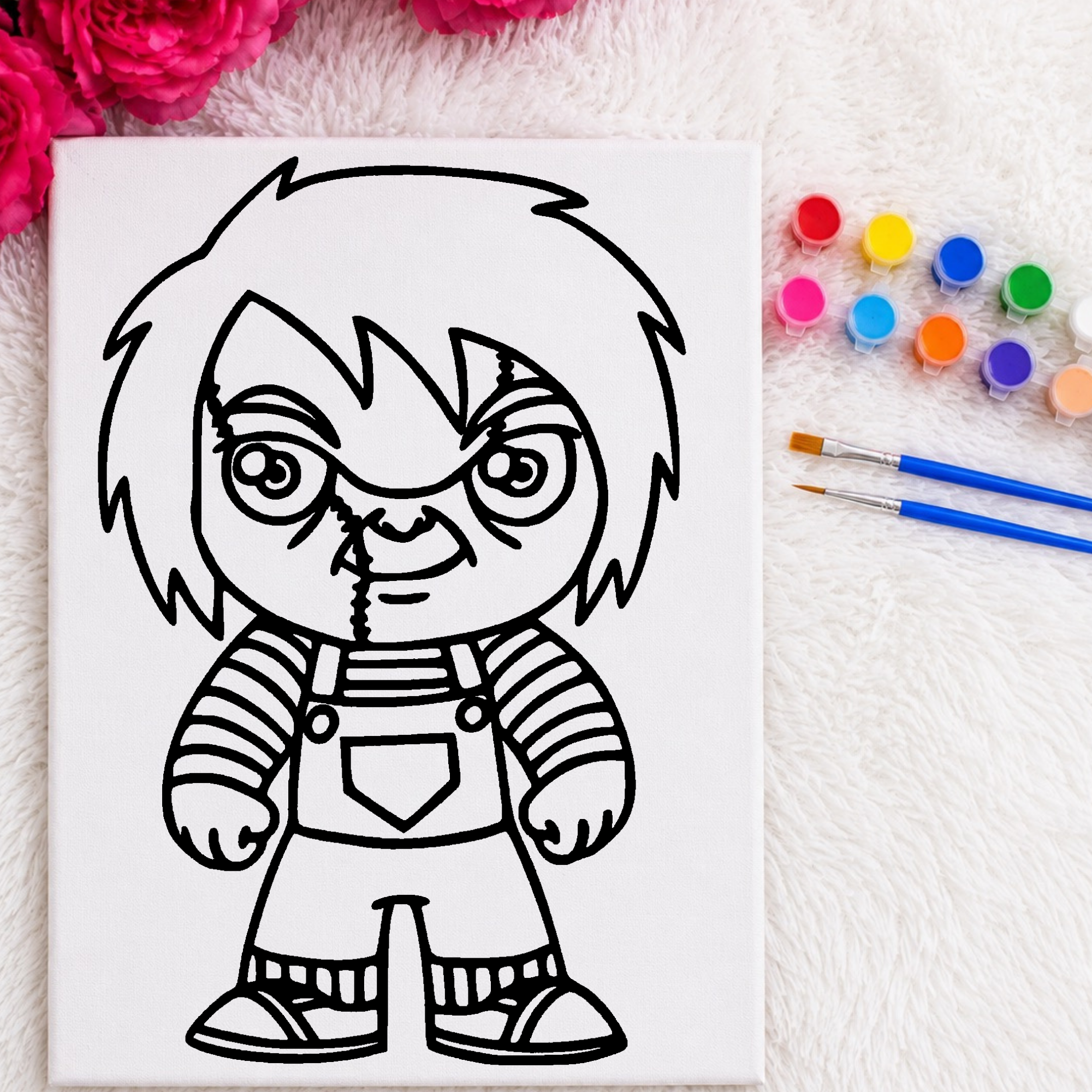 Press & Paint Kit - Chucky Halloween