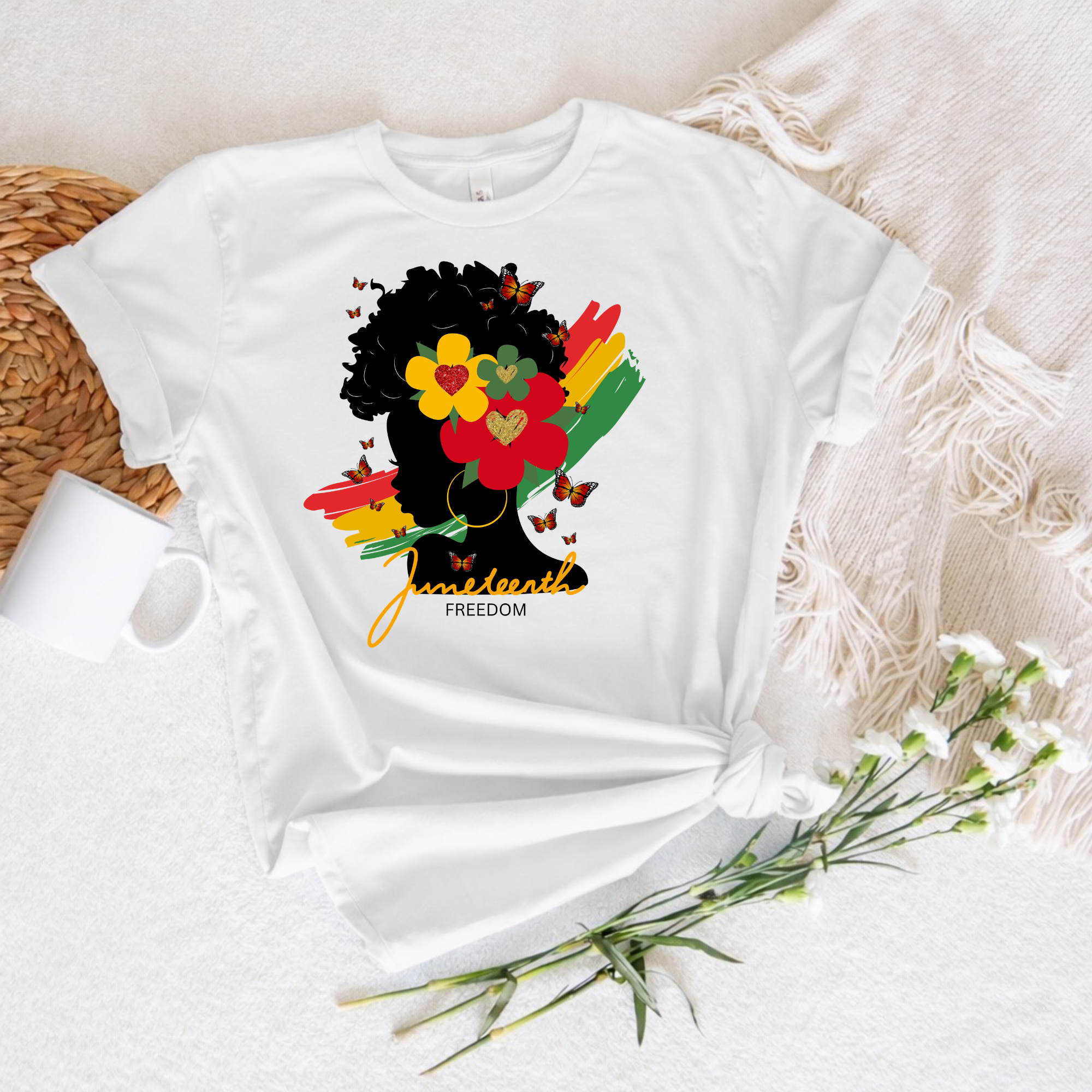 Juneteenth Freedom Juneteenth Tshirt or Full Color DTF Transfer