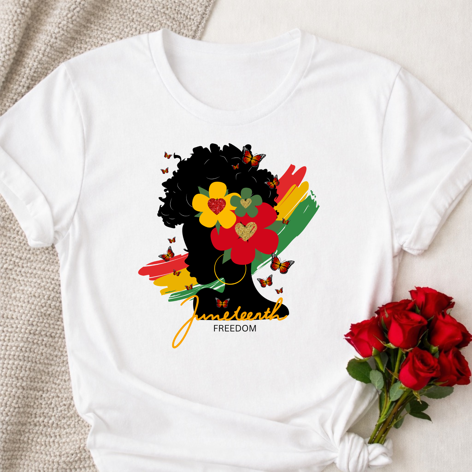 Juneteenth Freedom Juneteenth Tshirt or Full Color DTF Transfer