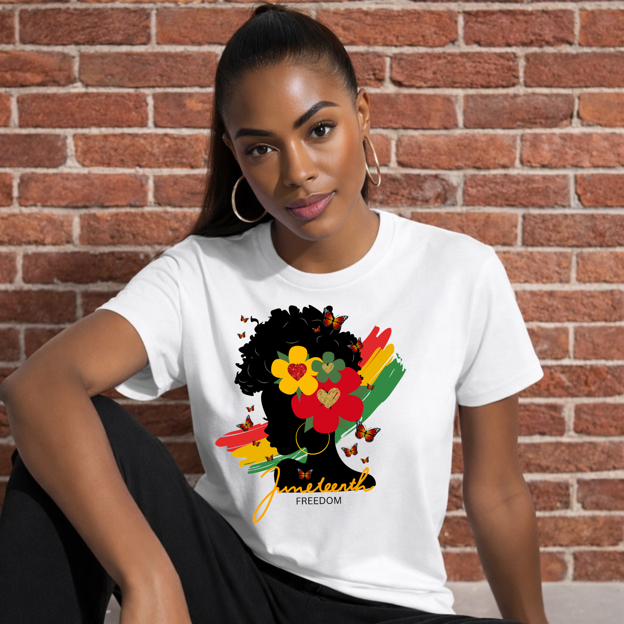 Juneteenth Freedom Juneteenth Tshirt or Full Color DTF Transfer