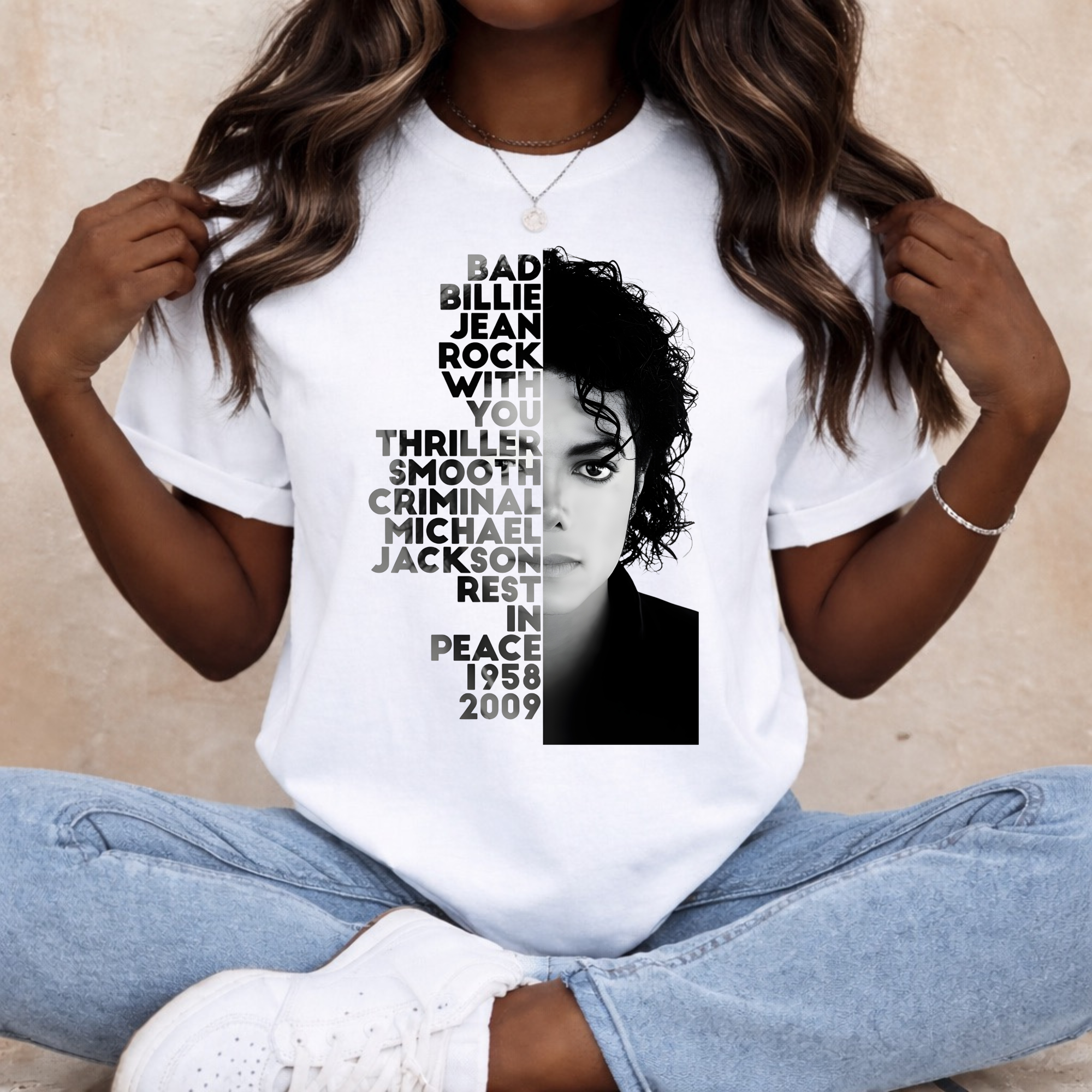 RIP Michael Graphic Iconic Tee
