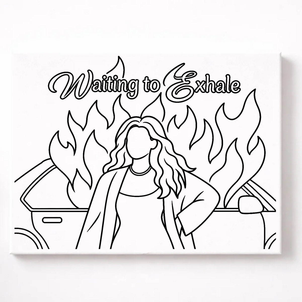 Press & Paint - Waiting to Exhale- Ladies Night -- Flames