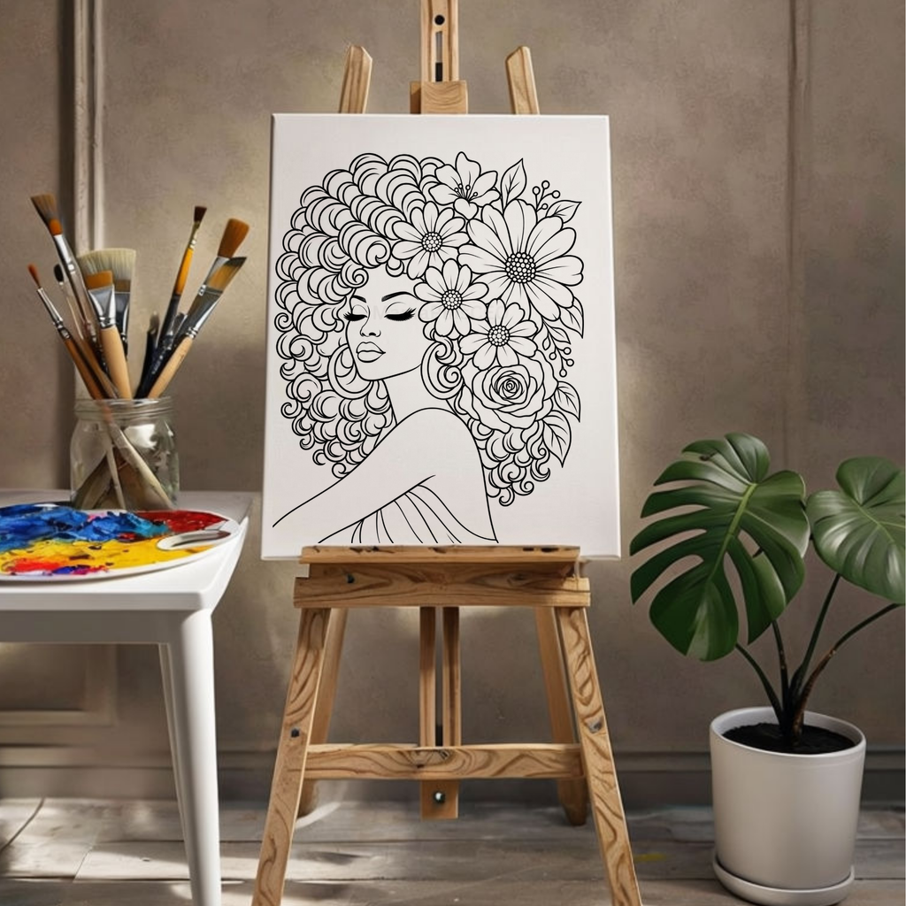 Press & Paint - Flower Beauty - Ladies night