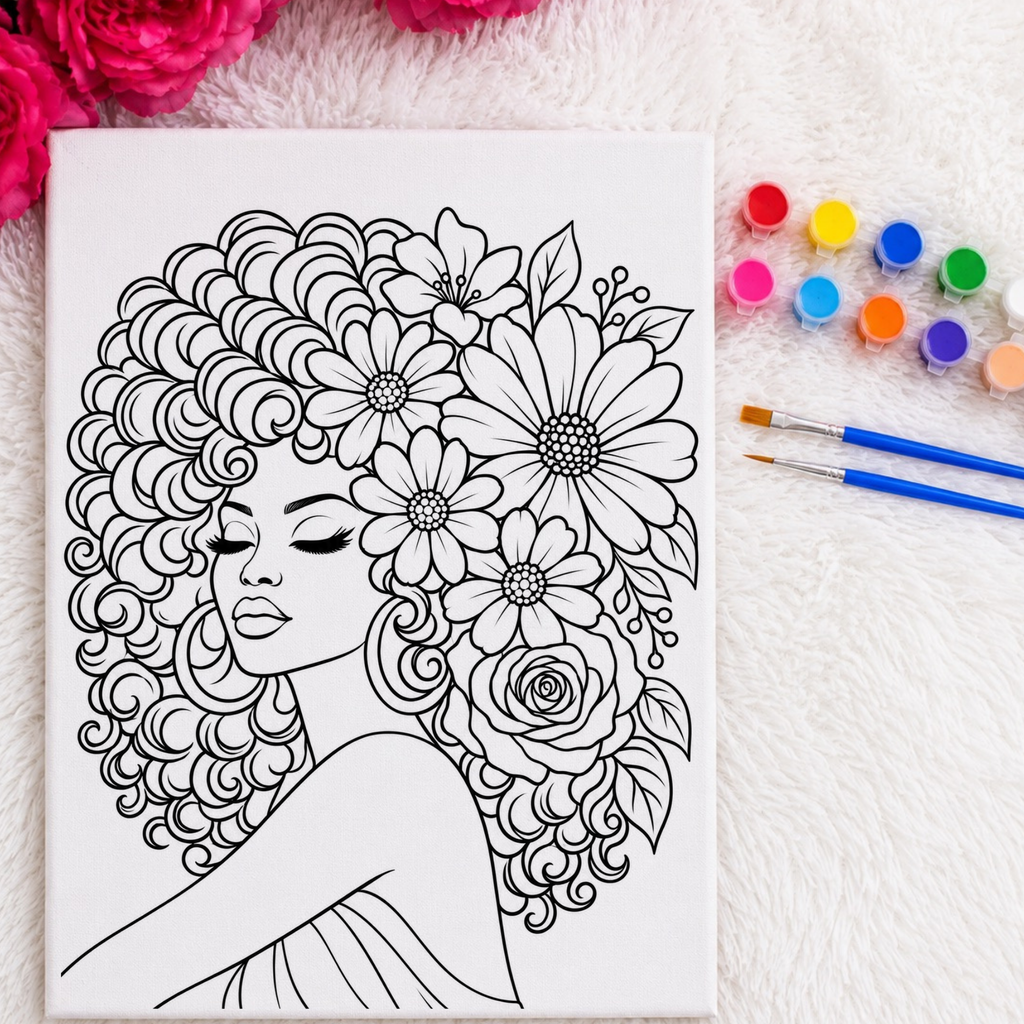 Press & Paint - Flower Beauty - Ladies night