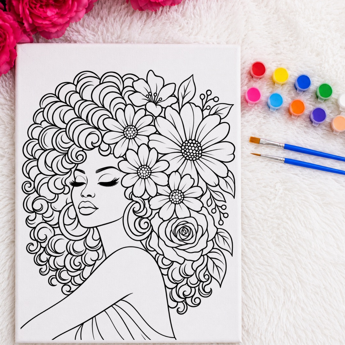 Press & Paint - Flower Beauty - Ladies night