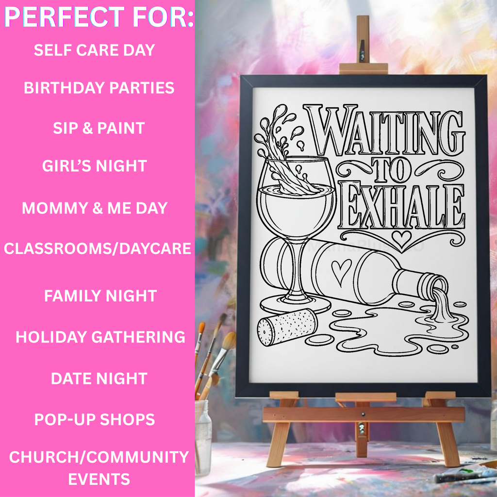 Press & Paint - Waiting to Exhale - Ladies Night