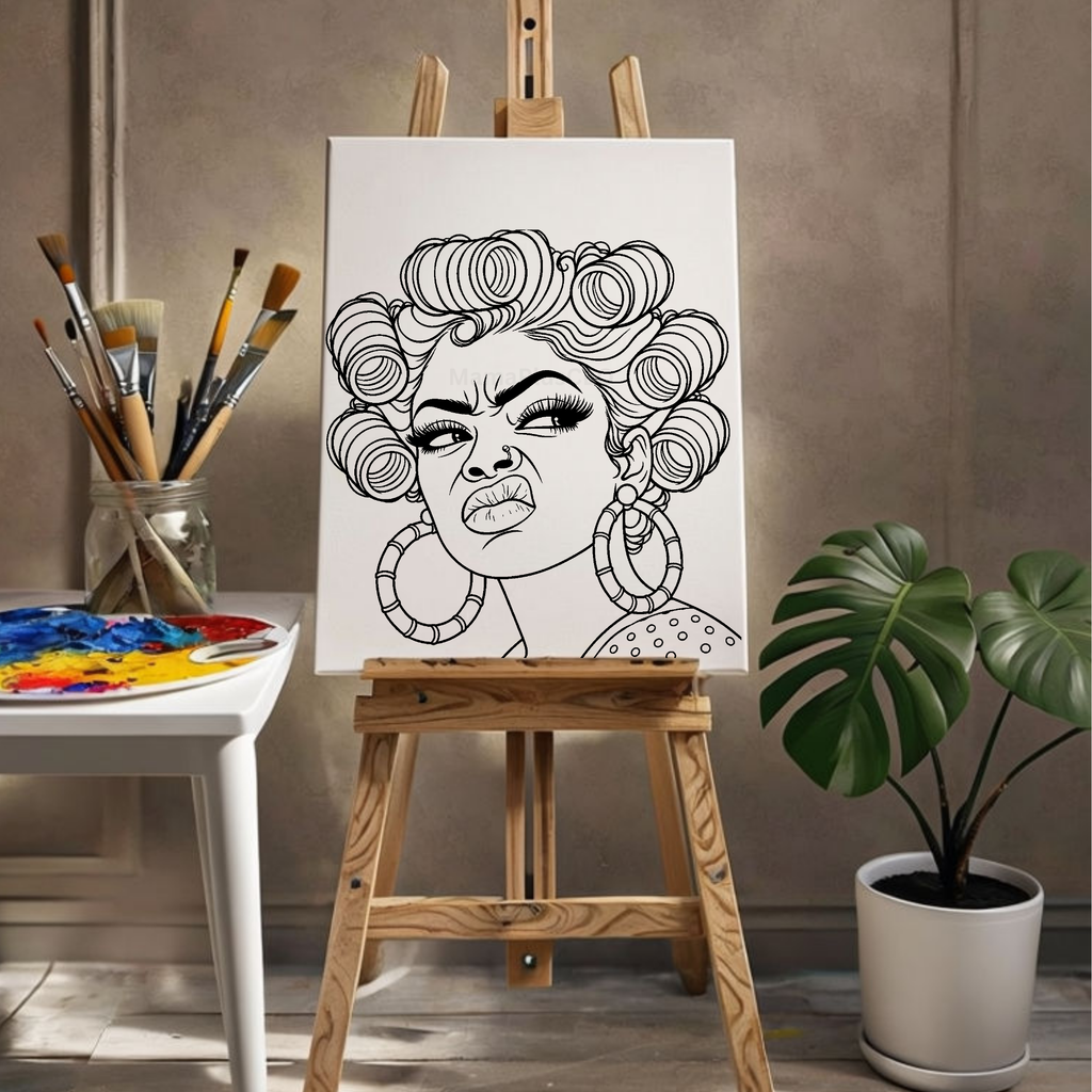 Press & Paint - Stank Face - Ladies night