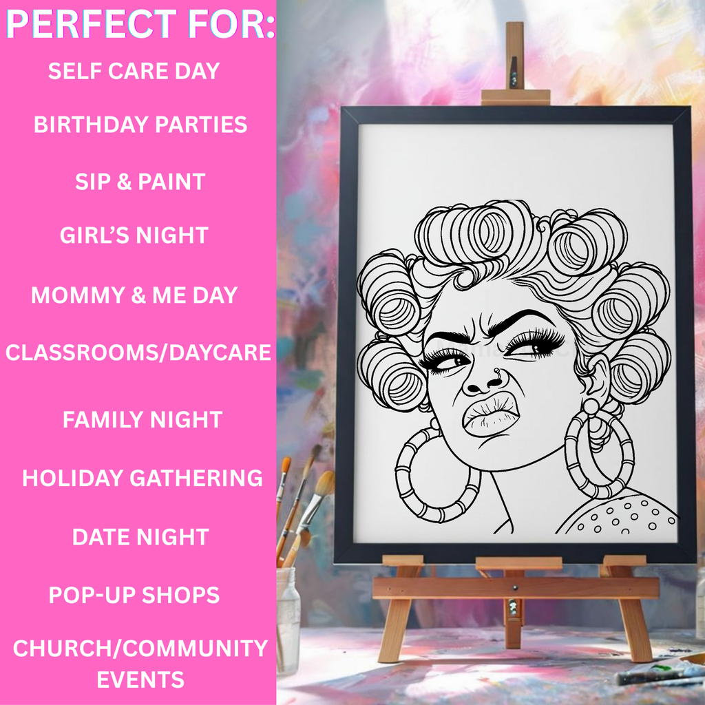 Press & Paint - Stank Face - Ladies night