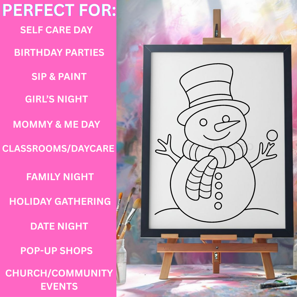 Press & Paint - Christmas - Snowman