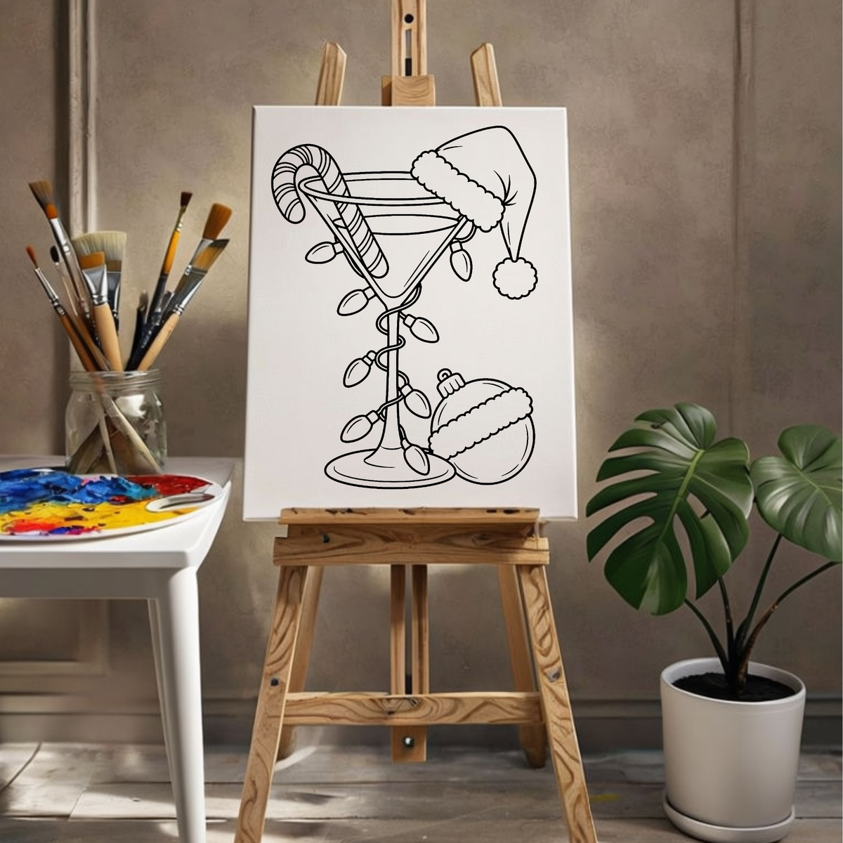 Press & Paint - Christmas - Sip & Paint