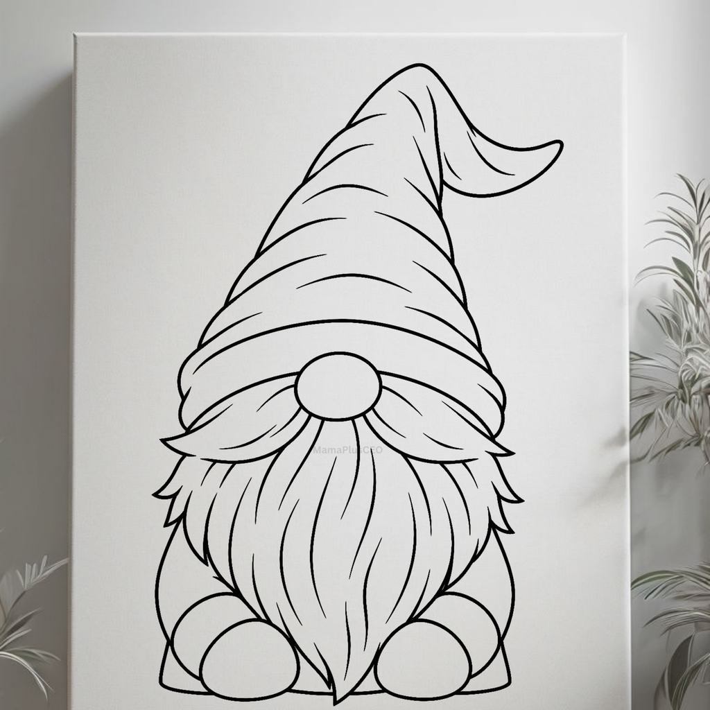 Press & Paint - Christmas - Gnome