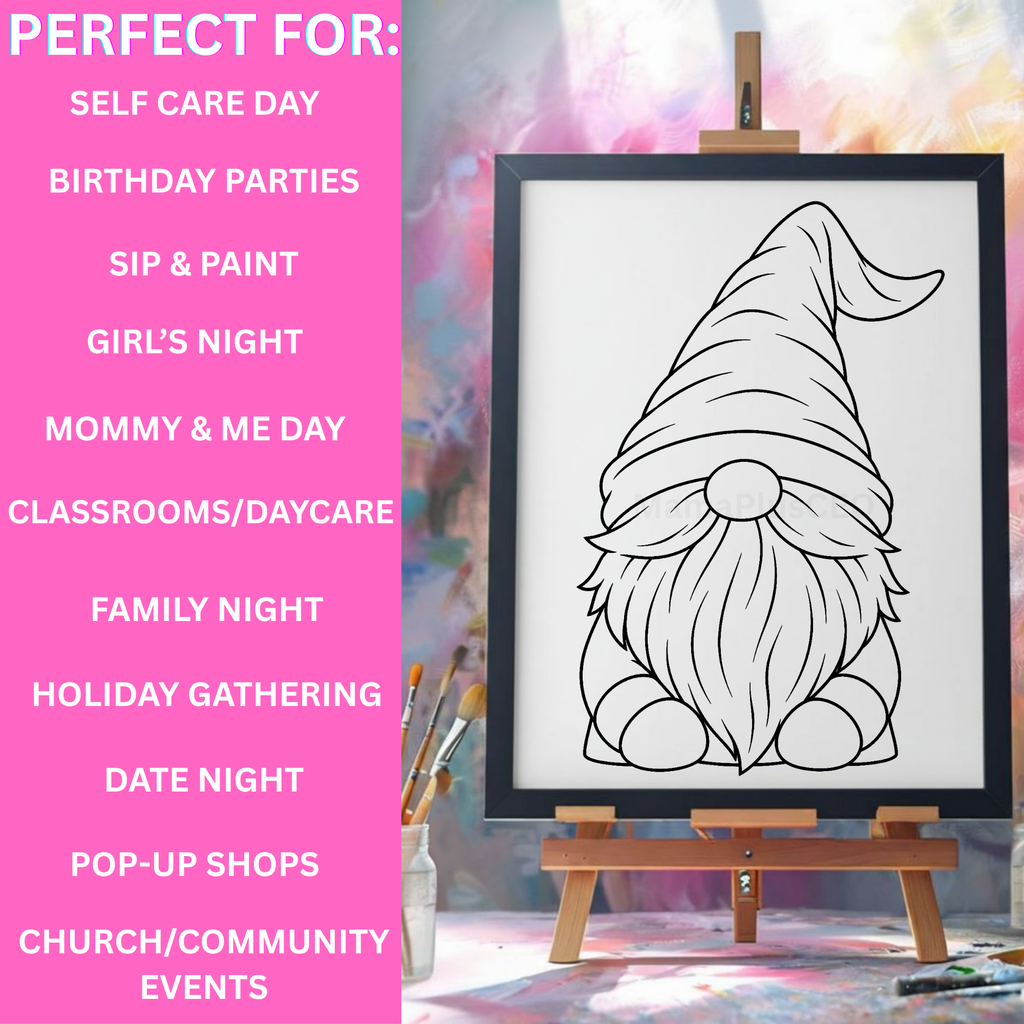 Press & Paint - Christmas - Gnome