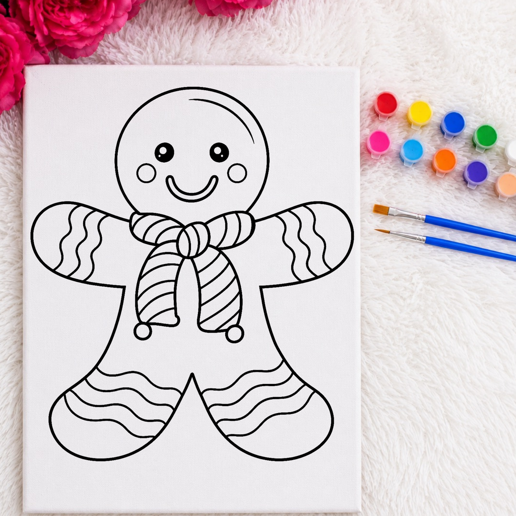 Press & Paint - Christmas - Gingerbread