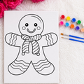 Press & Paint - Christmas - Gingerbread