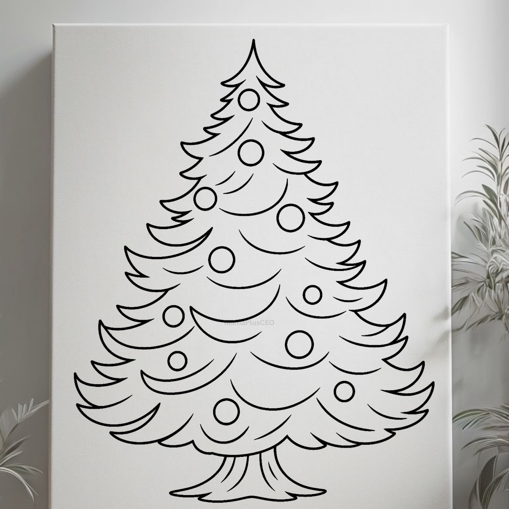 Press & Paint - Christmas - Christmas Tree