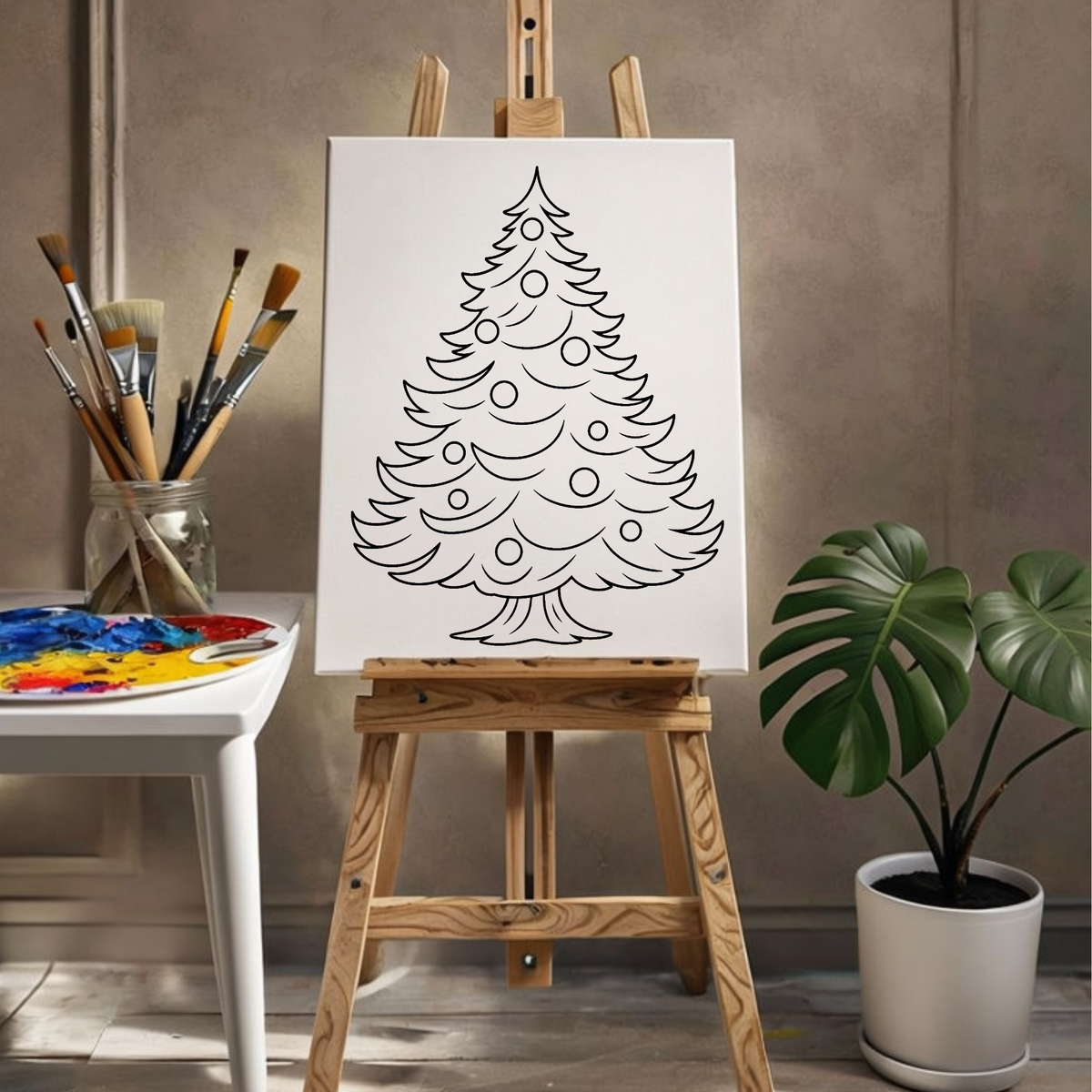 Press & Paint - Christmas - Christmas Tree