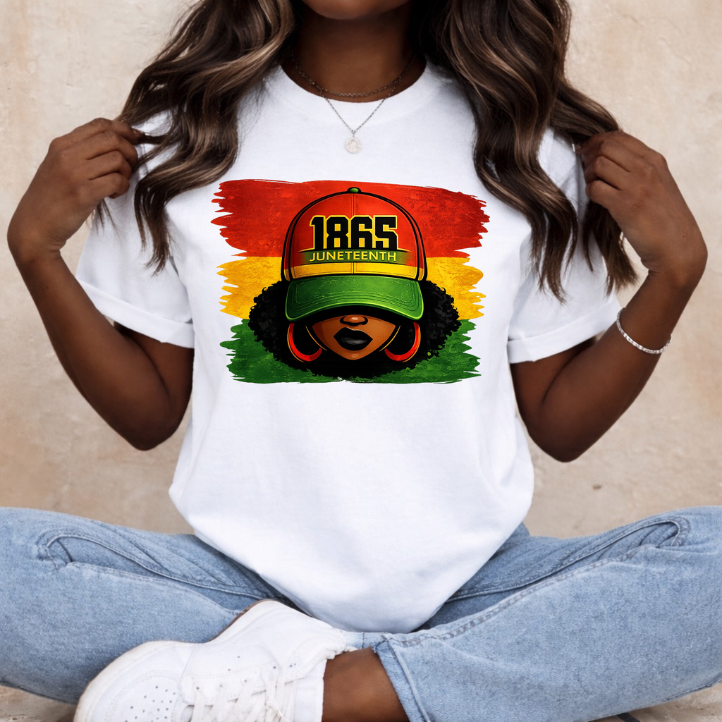 Juneteenth 1865 Juneteenth Tshirt or Full Color DTF Transfer